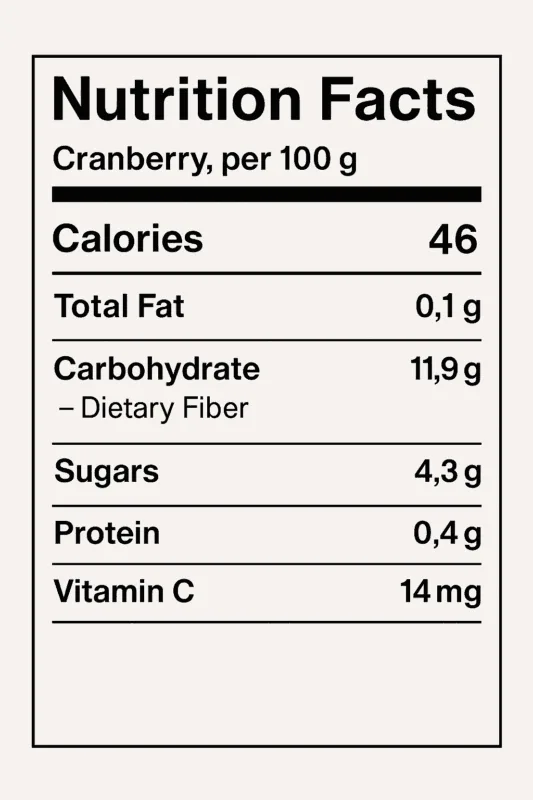 DRIED CRANBERRY
