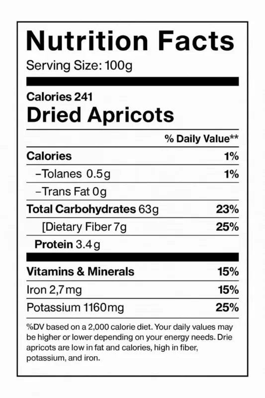 DRIED APRICOTS