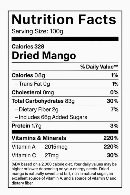 DRIED MANGO