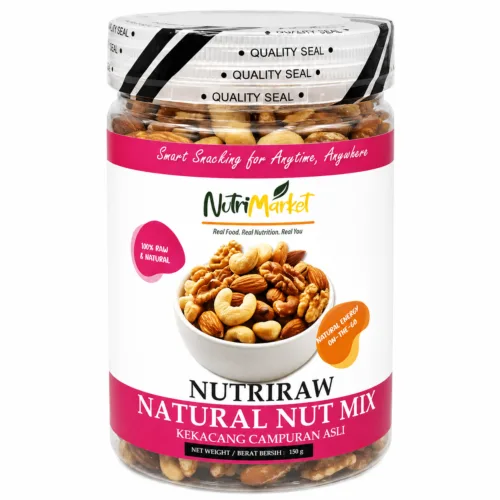 Natural Nut Mix | Kekacang Campuran Asli - 3 mix Raw (nuts)