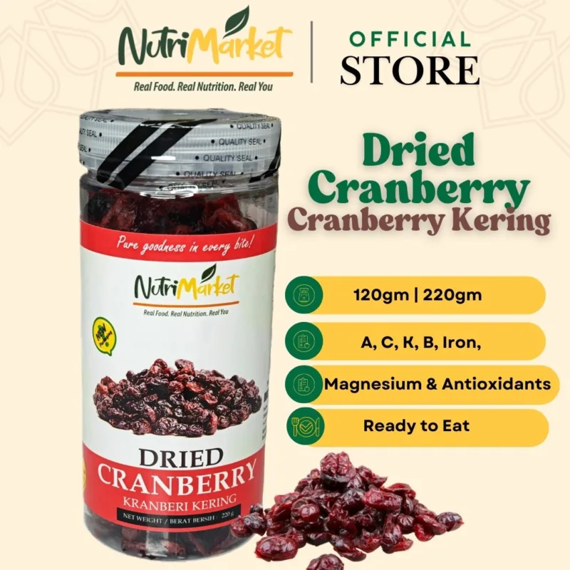 Dried Cranberry Cranberry Kering 40g | 120g | 220g