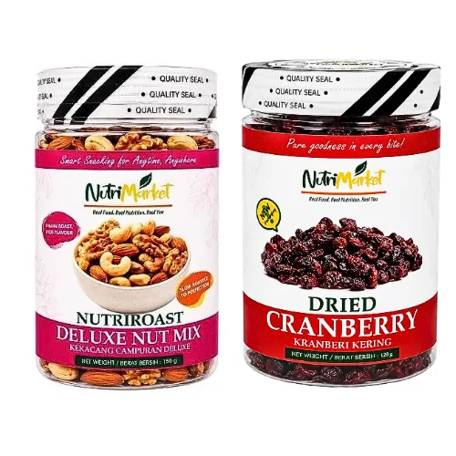 Nutri Market Pink October Wellness Combo Deluxe Nut Mix & Dried Cranberries   女性健康